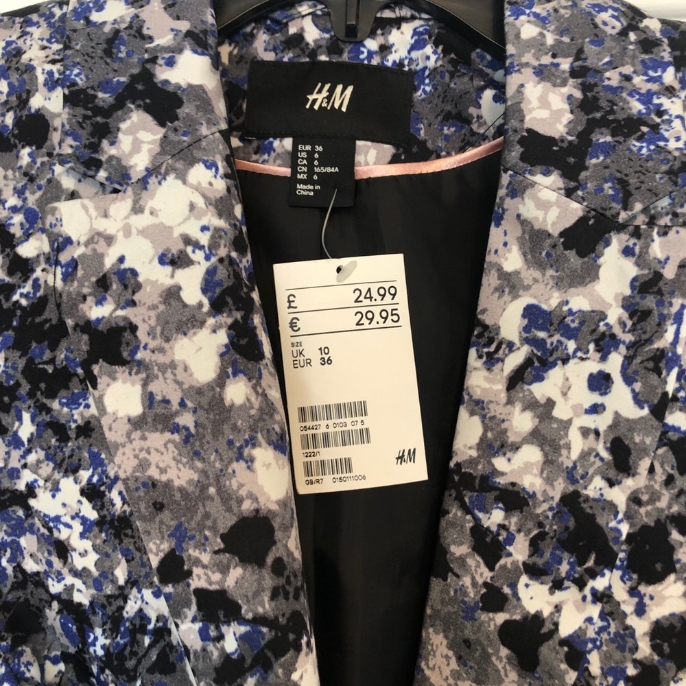 H&M patterned blazer - Picture 4 of 4